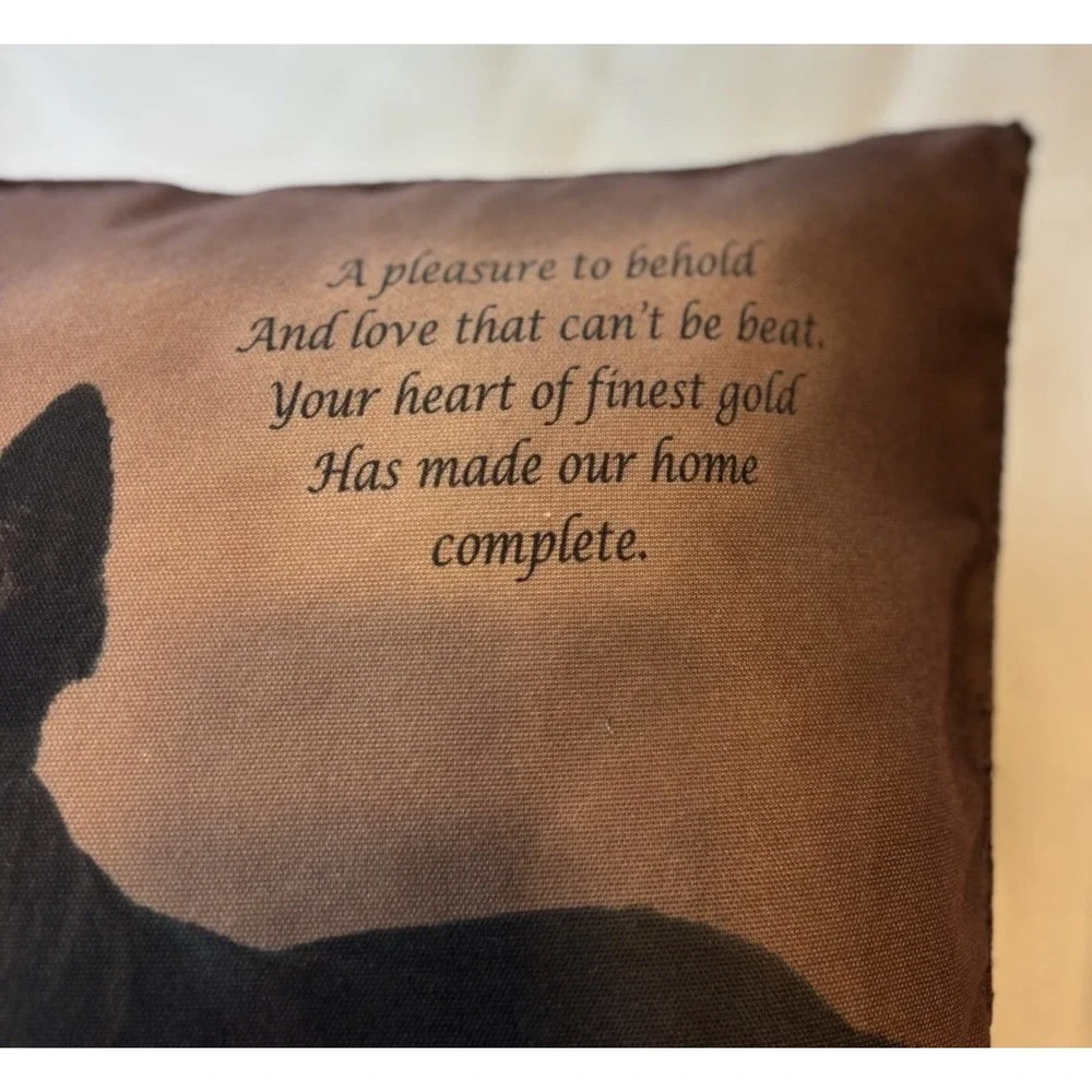 Black Scottish Terrier Throw Pillow Scottie Dog 13